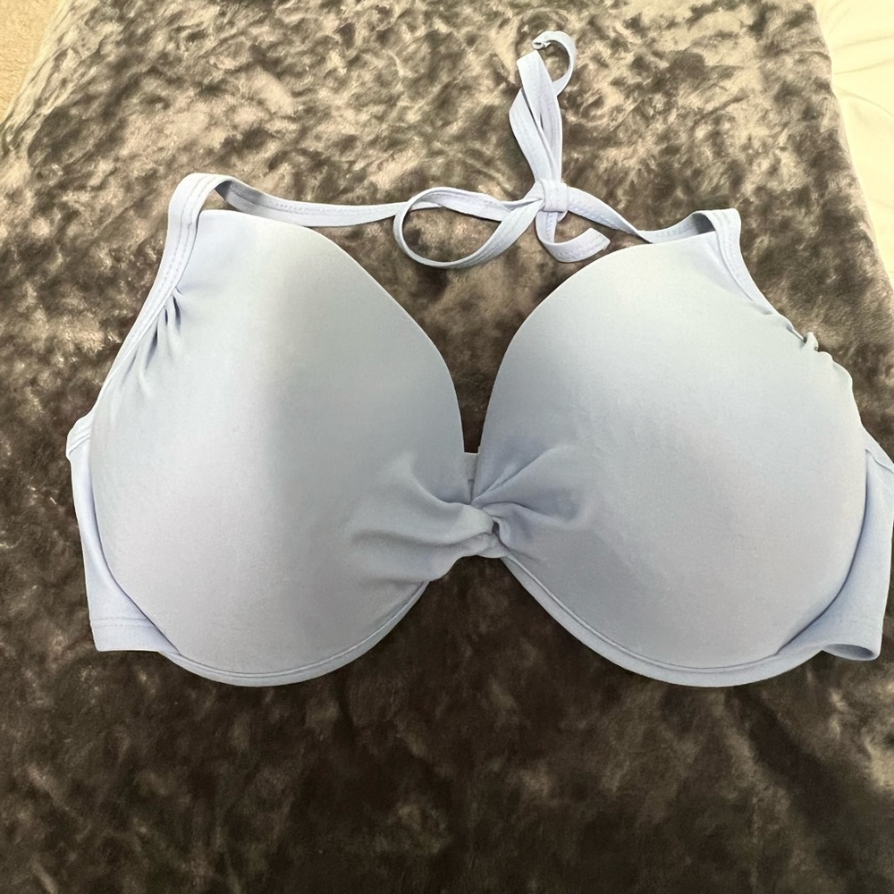 Light blue bikini top